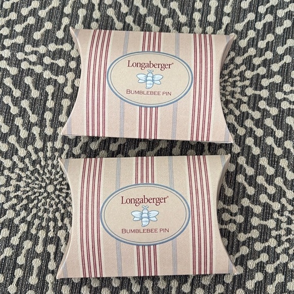 2 Longaberger Bumblebee Pins - Picture 1 of 4